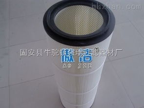 可定制PTFE覆膜除塵聚酯纖維濾芯 固安強瑞過濾器材廠的凈化解決方案